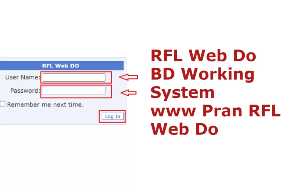 RFL Web Do BD Working System | www Pran RFL Web Do